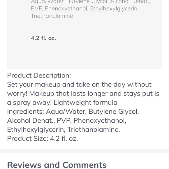 Farmasi Black Setting Spray Finish - Picture 6 of 6